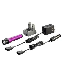 STL74773 image(0) - Streamlight Strion LED HL Rechargeable Flashlight 120V/100V AC/12V DC &hyphen; 1 Holder - Clam- Purple