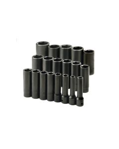 SKT4049 image(0) - S K Hand Tools SOC SET 1/2 IMP DEEP 19PC 3/8-1 1/2