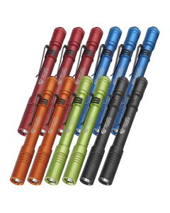 STL99194 image(0) - Streamlight Stylus Pro USB LED 350 Lumen Penlight with USB Charge Cord - Assorted Colors - 12 Pack