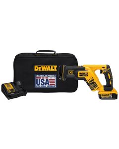 DWTDCS367P1 image(0) - DeWalt 20V MAX* XR Brushless Compact Reciprocating Saw Kit