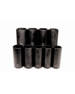 KTI38201 image(0) - K Tool International Socket Set Metric Impact 9 Piece 1/2 Inch Drive 6 Point