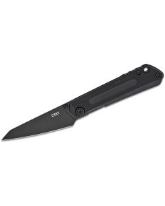 CRK2670 image(0) - CRKT (Columbia River Knife) Straight D2 Oxide Plain Blade Folding Knife with Frame Lock G10 Handle - Black