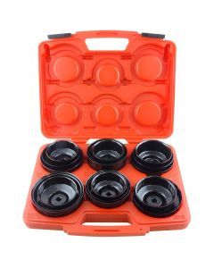 KTI73635 image(0) - K Tool International Oil Filter Wrench Master Kit 17 Piece