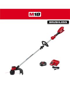 MLW2828-21E image(0) - Milwaukee Tool M18 Brushless String Trimmer Kit