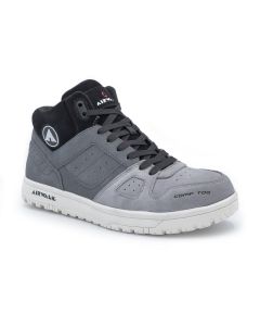 FSIAW6351-7.5M image(0) - Airwalk AIRWALK - MONGO MID Series - Men's Mid Top Shoe - CT|EH|SR - Gray/White - Size: 7.5M