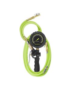 LEGAL2025FZ-2 image(0) - Legacy Manufacturing Flexzilla Inflator Kit with Flexzilla Air Hose 3' and 15' Extensions, Lock-On Chuck