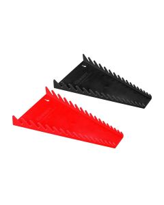 ERN8530 image(0) - Ernst Mfg. 16 Tool Forward Facing Wrench Tray  - 2 Pack - Red and Black