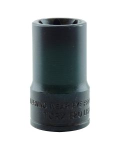 KTI22689 image(0) - K Tool International E20 x 1/2 in. Drive External Torx Alloy Steel Sock