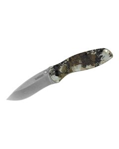 KER1670KC image(0) - Kershaw Blur Assisted Open Inset Liner Lock Recurve Blade EDC Folding Pocket Knife  - Kings Camo