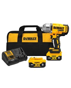 DWTDCF900P2 image(0) - DeWalt 20V MAX XR 1/2 Inch High Torque Impact Wrench with Hog Ring Anvil