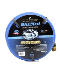 BLBBB1210 image(0) - BluBird Rubber Air Hose Assembly 1/2" x 10'