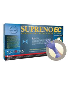 MFXSEC375XL-CASE image(0) - MICROFLEX SUPRENO EXT CUFF PF NITRILE GLOVES XL
