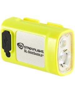 STL61637 image(0) - Streamlight SL-SideSaddle USB Hard Hat and Helmet Light - Includes polymer battery, USB-C cord and (1) hat mount - Yellow