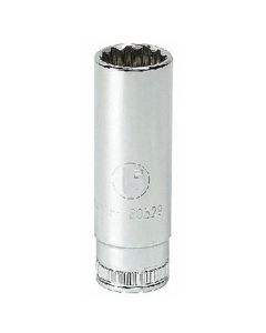 KDT80818 image(0) - GearWrench 1/2 Inch Drive 12 Point Deep Metric Socket 21mm