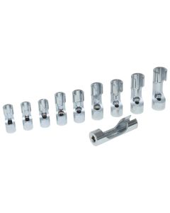 LIS12030 image(0) - Lisle Flare Nut Socket Set, 10 pc.