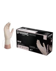AMXTLF46100 image(0) - Gloveworks L Powder Free Textured Latex Gloves