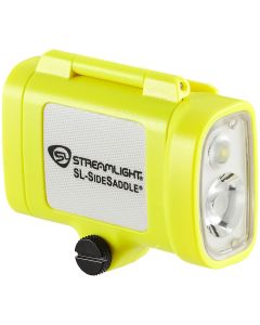 STL61636 image(0) - Streamlight SL-SideSaddle Hard Hat and Helmet Light - Includes (3) AAA alkaline batteries and (1) hat mount - Yellow
