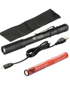 STL66134 image(0) - Streamlight 350 Lumen Stylus Pro USB Penlight - Includes USB cord, nylon holster - Black with White LED