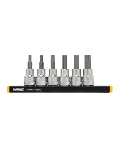 DWTDWMT17000 image(0) - DeWalt 3/8 inch Drive SAE Hex Bit Socket Set