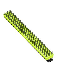 ERN5743HV image(0) - Ernst Mfg. 13" 72 Tool Magnetic Bit Bar - Black/Hi-Viz