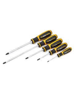 KDT80052H image(0) - GearWrench 5 Piece Phillips Dual Material Screwdriver Set