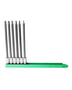 MAY16042 image(0) - Mayhew Mayhew 6 PC Long Torx&reg; Insert Socket Bit Set