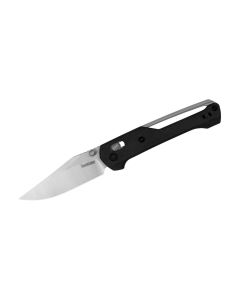 KER2063 image(0) - Kershaw Airspace Manual Open DuraLock Clip Point Point Blade EDC Folding Pocket Knife - Black