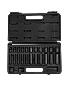 SUN3325 image(0) - SUNEX SOCKET SET, 3/8" DRIVE SAE IMPACT SET 25 PCS