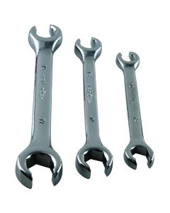 KTI44500 image(0) - K Tool International Wrench Set Flare Nut 3 Piece Metric
