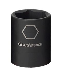 KDT84530N image(0) - GearWrench 1/2 Inch Drive 6 Point Standard Impact Metric Socket 18mm