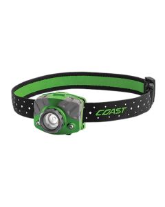 COS20619 image(0) - COAST Products FL75R 1000 Lumen Rechargable 168M Pure Beam Focusing Headlamp in Box - Green