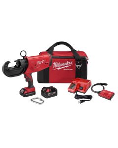 MLW2778-22 image(0) - Milwaukee Tool M18 FORCE LOGIC 12 Ton Utility Crimper Kit