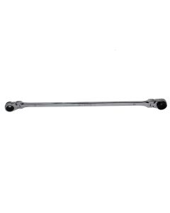 KTIXDDB12X14 image(0) - K Tool International Wrench 12mm x 14mm Metric Ratcheting Reversible Double Box Universal Spline 90 Tooth