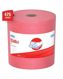 KIM41055 image(0) - Kimberly-Clark WYPALL X80 SHOPPRO TOWELS ORANGE 475 ROLL