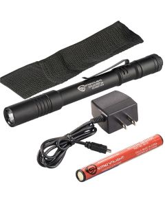 STL66133 image(0) - Streamlight 350 Lumen Stylus Pro USB Penlight - 120V AC - Includes nylon holster - Black with White LED