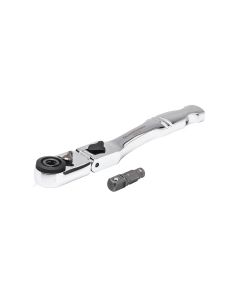 KDT81025 image(0) - GearWrench 1/4 Inch Drive 72-Tooth Quick Release Locking Flex Slim Head Ratchet 6 Inch