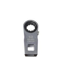 KTIXD2CW12S image(0) - K Tool International Ratcheting Crowfoot Wrench 1/2 Inch 3/8 Inch Drive