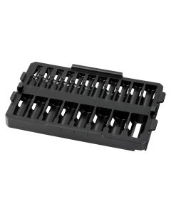 MLW49-66-6831 image(1) - Milwaukee Tool SHOCKWAVE Impact Duty Socket 3/8&rdquo; Dr 19PC MM TRAY ONLY