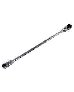 KTIXDRF51638 image(0) - K Tool International Wrench Double Box Ratcheting Reversible 5/16 Inch x 3/8 Inch Universal Spline 90 Tooth