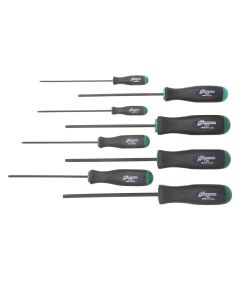 BND75534 image(0) - Bondhus Corp. 8 Piece ProHold Star Screwdrivers T9 - T40 with ProGuard Finish Set