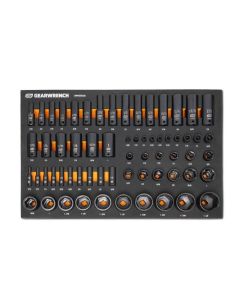 KDTGWMSISKSAE image(0) - GearWrench 63 Piece 1/4", 3/8", 1/2" Drive 6 Point SAE Impact Socket Set in Foam Storage Tray