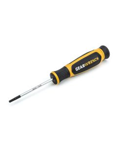 KDT80042H image(0) - GearWrench T10 x 60mm Mini Torx Dual Material Screwdriver