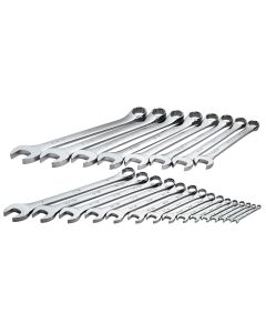 SKT86043 image(0) - S K Hand Tools WRENCH SET COMBINATION 23 PC SAE HI POLISH