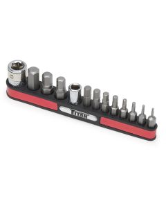 TIT16111 image(0) - TITAN 13-PC SAE HEX BIT SET
