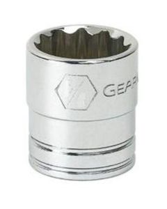KDT80499 image(0) - GearWrench 3/8 Inch Drive 12 Point Standard SAE Socket 7/16 Inch