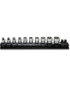 KKNRS2400AZ-10 image(0) - Ko-ken USA RS2400AZ/10 1/4" Square Drive 6-Point SAE Z-Series 10 Piece Socket Set