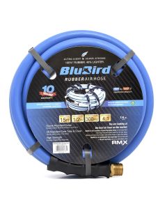BLBBB1215 image(0) - BluBird Rubber Air Hose Assembly 1/2" x 15'