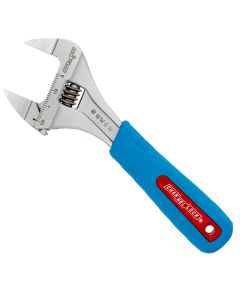 CHA8SWCB image(0) - Channellock 8SWCB 8 Inch CODE BLUE WideAzz Slim Jaw Adjustable Wrench