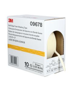 MMM9678 image(0) - 3M Soft Edge Foam Masking Tape, 09678, 1/2 in x 165 ft (13 mm x 50 m)