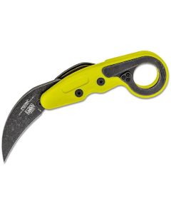 CRK4041G image(0) - CRKT (Columbia River Knife) Provoke 1.4116 Stonewash Plain Blade Folding Knife with Kinematic Grivory Handle - Zap